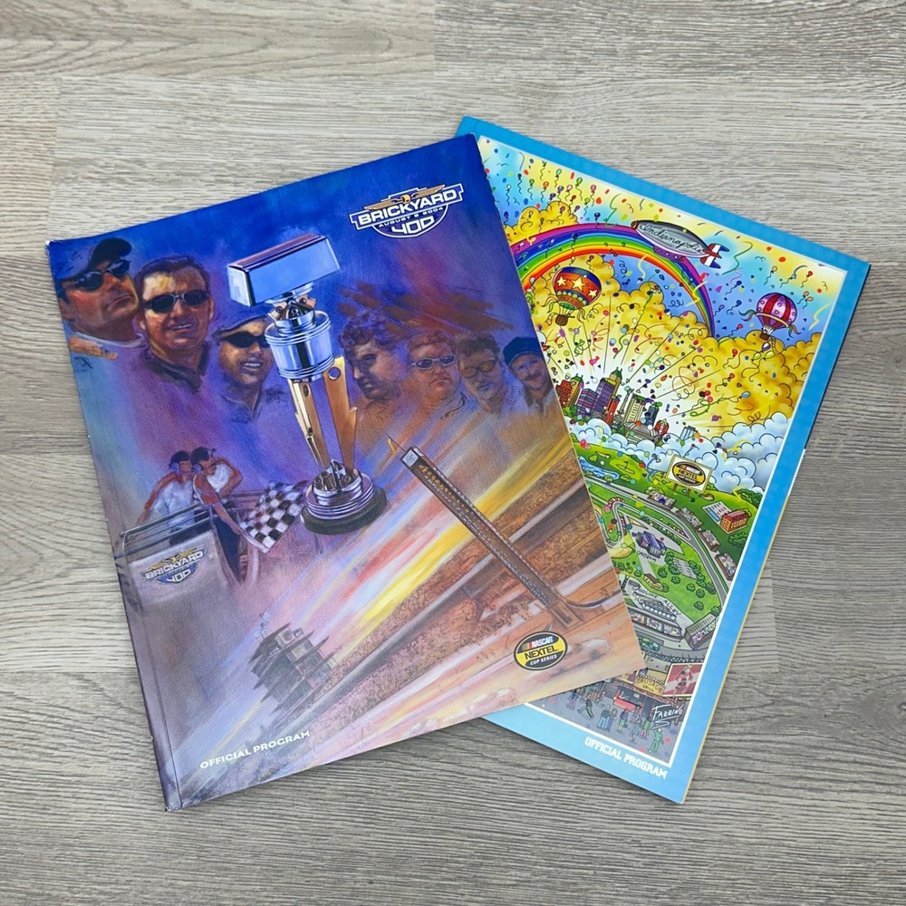 NASCAR Brickyard 400 Official Program Lot 2004 2005 Indianapolis Racing